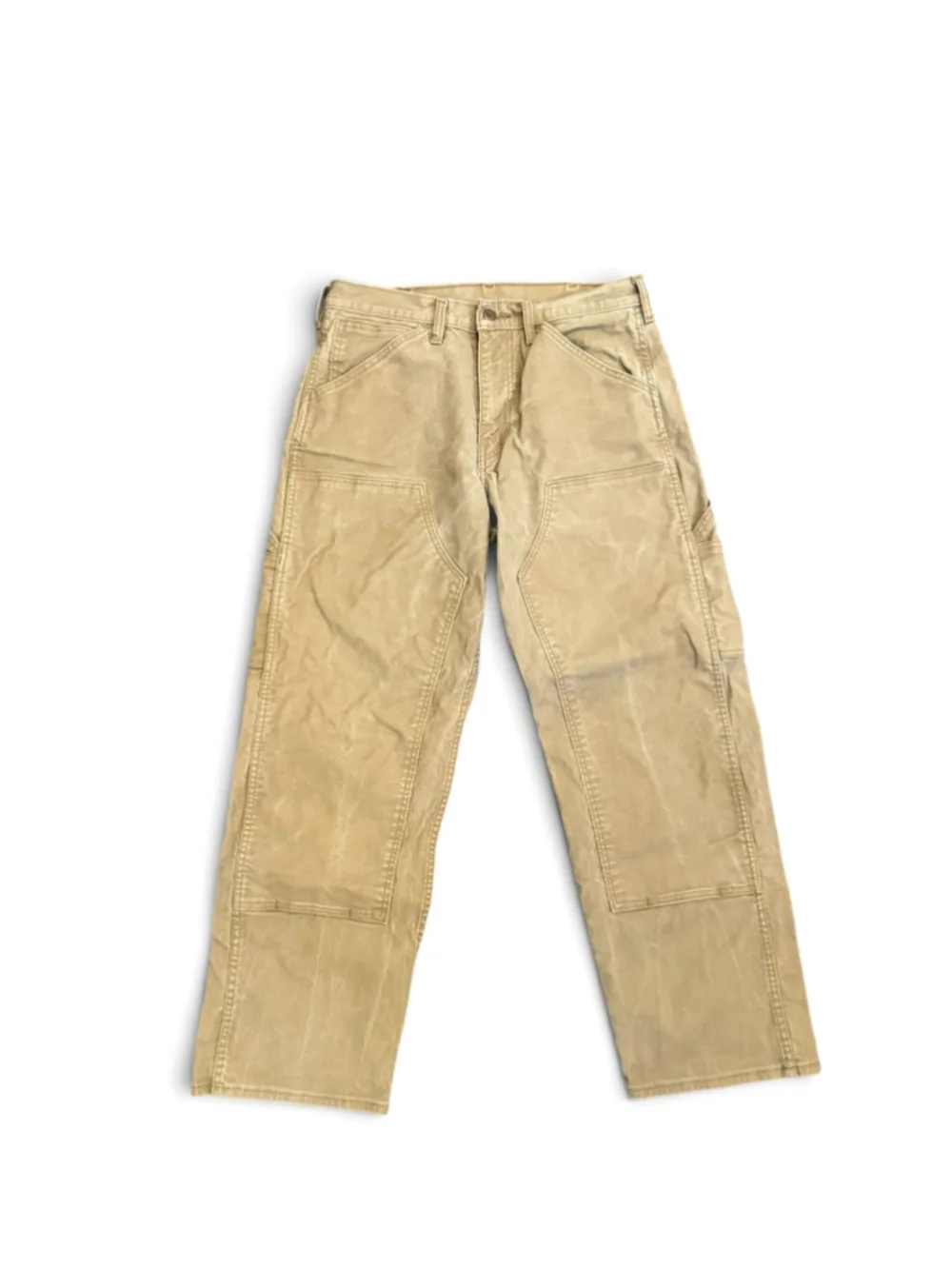 Levi’s 565 Workwear Pants Mens 34x30 Tan Brown Double Knee Utility Carpenter